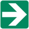 EMERGENCY PHOTOLUMINECENT ON ABS 300MM X 150MM - Image 2